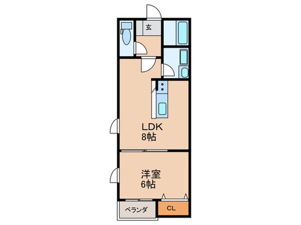 アプリ－レ井尻の物件間取画像